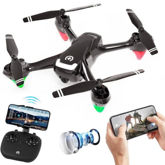 NEW UNTEI EC100 DRONE W/ 2K CAMERA, GRAVITY CONTROL, ALTITUDE HOLD HD - Picture 1 of 13